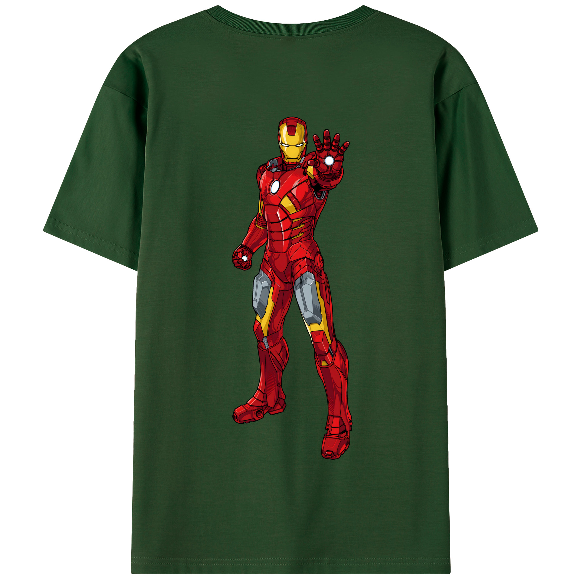（画像用） アベンジャーズ The Avengers 綿100％半袖Tシャツ（背面プリント）